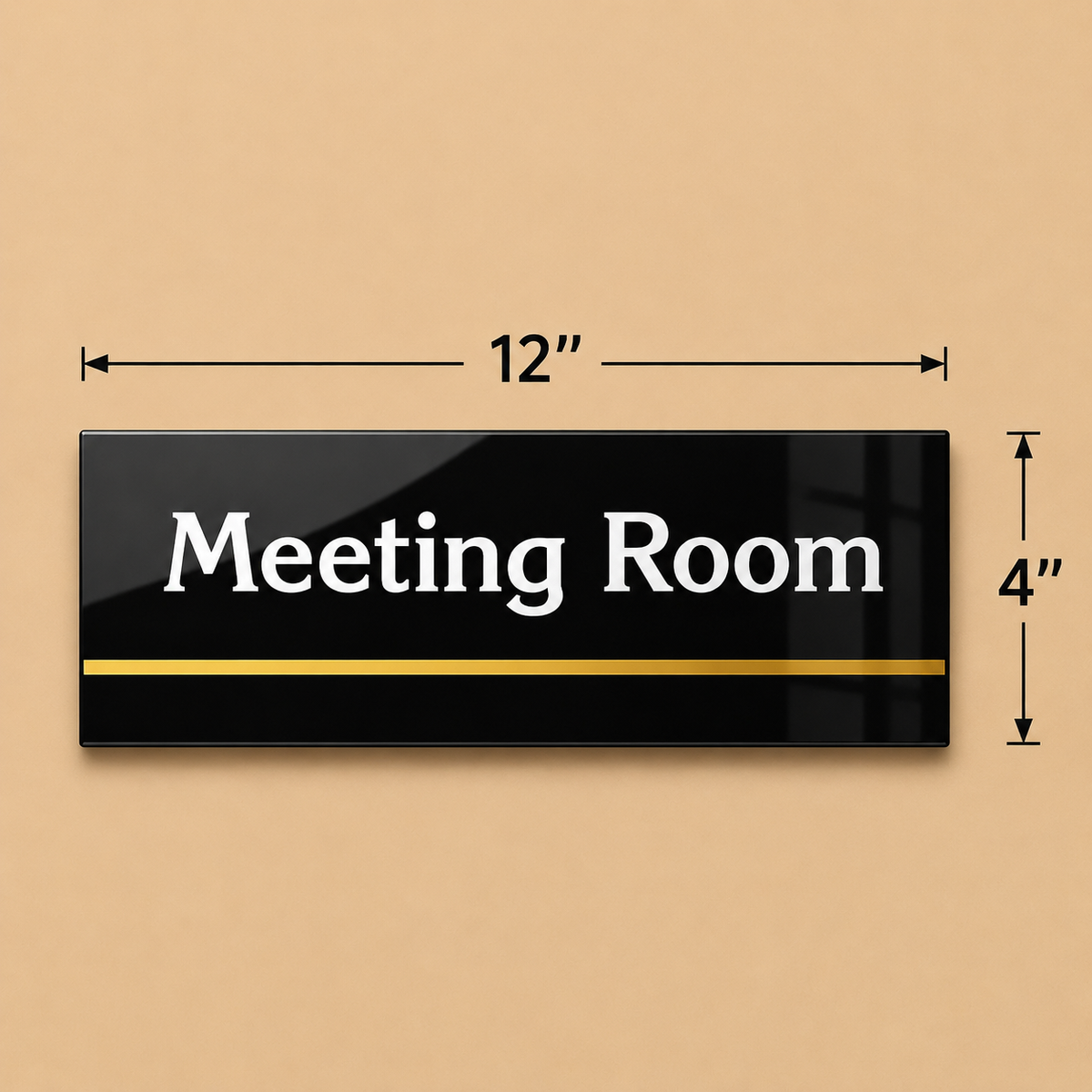 Modern Office Meeting Room Acrylic Name Plate