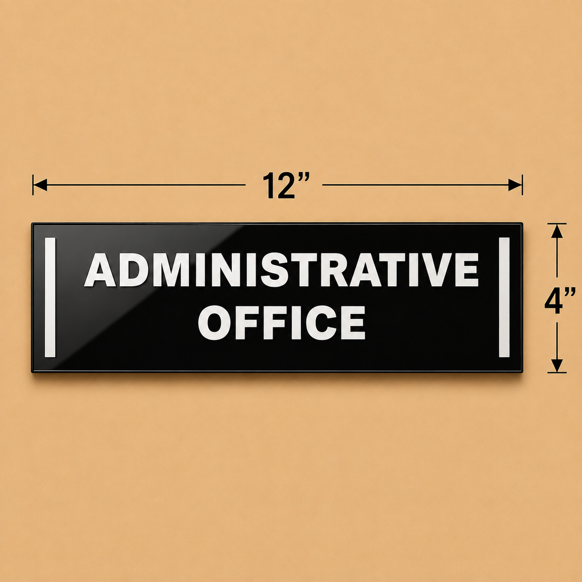 Administrative Office Acrylic Name Plate