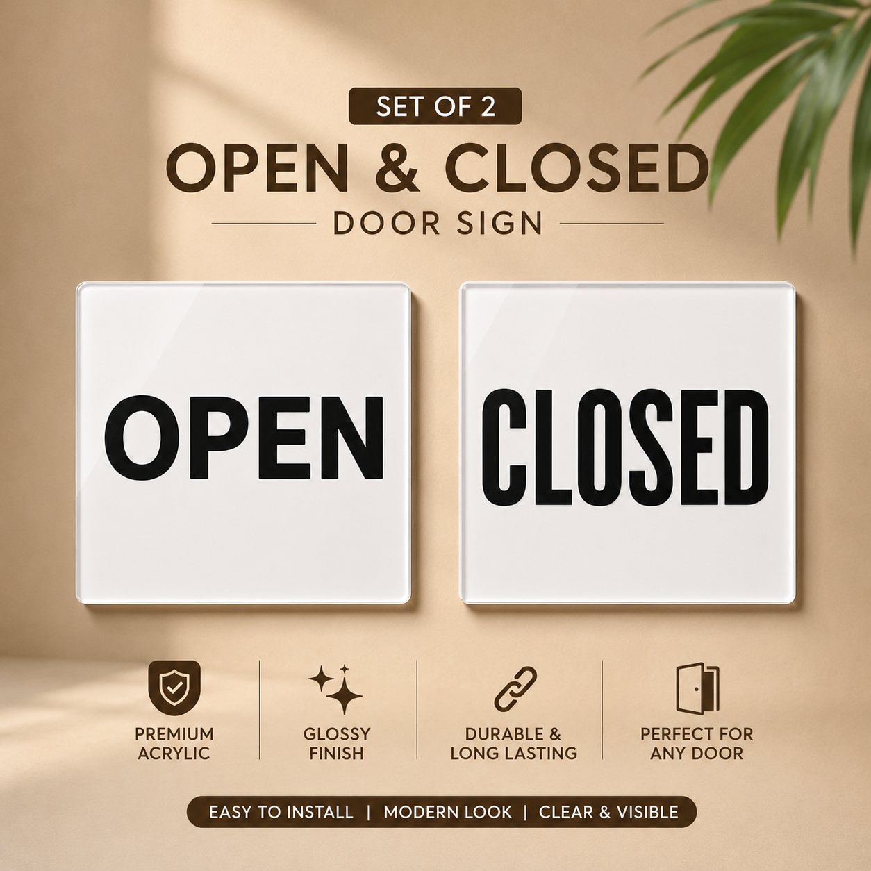 open closed