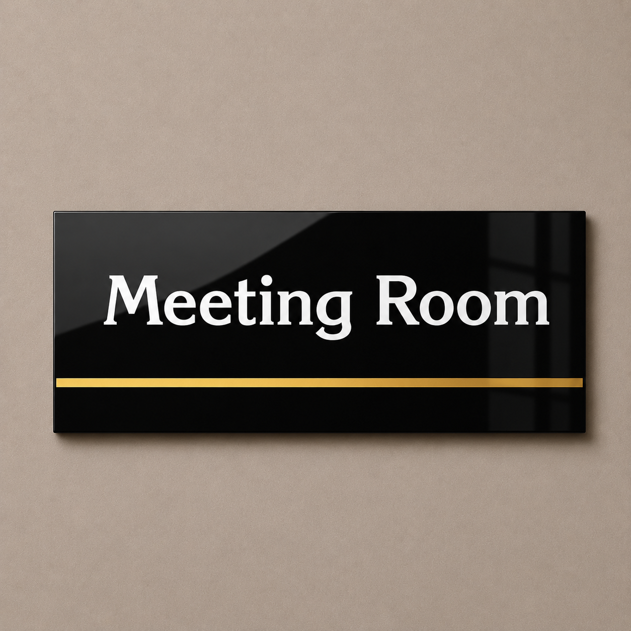 Modern Office Meeting Room Acrylic Name Plate