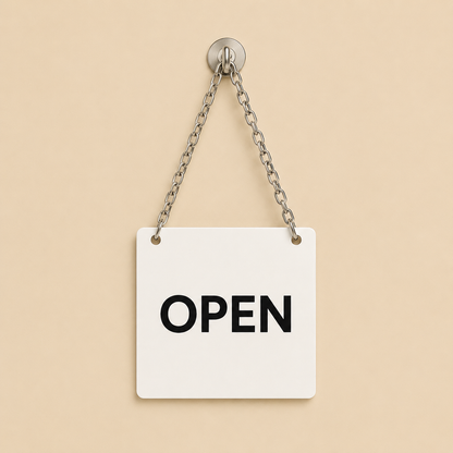 open closed