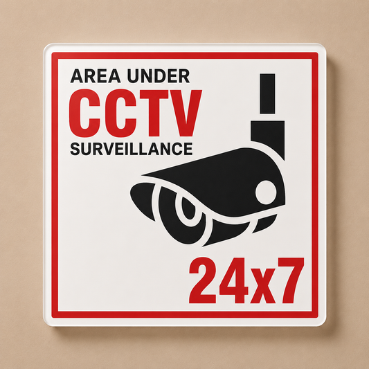 CCTV Surveillance Acrylic Sign